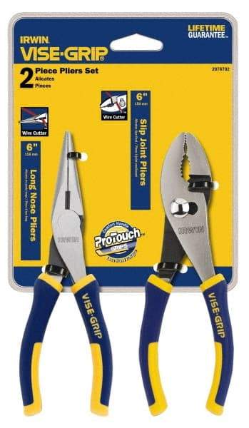 Irwin - 2 Piece Plier Set - Comes in Display Card - Benchmark Tooling