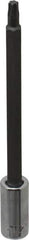 SK - 1/4" Drive, T25 Torx Bit Socket - 4" OAL, Long Torx Bit Socket - Benchmark Tooling