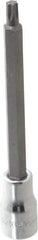 SK - 3/8" Drive, T30 Torx Bit Socket - 4" OAL, Long Torx Bit Socket - Benchmark Tooling