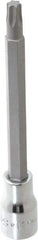 SK - 3/8" Drive, T40 Torx Bit Socket - 4" OAL, Long Torx Bit Socket - Benchmark Tooling