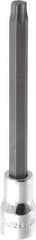 SK - 3/8" Drive, T45 Torx Bit Socket - 4" OAL, Long Torx Bit Socket - Benchmark Tooling