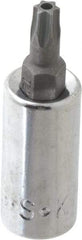 SK - 1/4" Drive, T25 Torx Bit Socket - 1-3/4" OAL, Tamper Resistant - Benchmark Tooling
