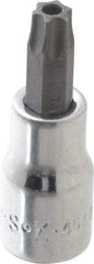 SK - 3/8" Drive, T45 Torx Bit Socket - 2" OAL, Tamper Resistant - Benchmark Tooling