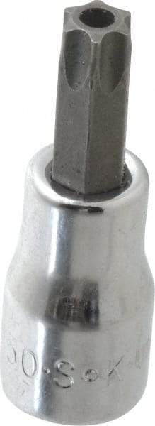 SK - 3/8" Drive, T50 Torx Bit Socket - 2" OAL, Tamper Resistant - Benchmark Tooling