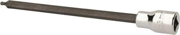SK - 3/8" Drive, 3mm Hex Bit Socket - 6" OAL, 5" Bit Length, Long Ball End Hex Bit Socket - Benchmark Tooling