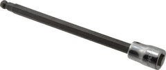 SK - 3/8" Drive, 7mm Hex Bit Socket - 6" OAL, 5" Bit Length, Long Ball End Hex Bit Socket - Benchmark Tooling