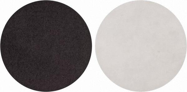 Norton - 8" Diam, 100 Grit Aluminum Oxide Adhesive PSA Disc - Medium Grade, Brown, Cloth Backing, Flexible - Benchmark Tooling