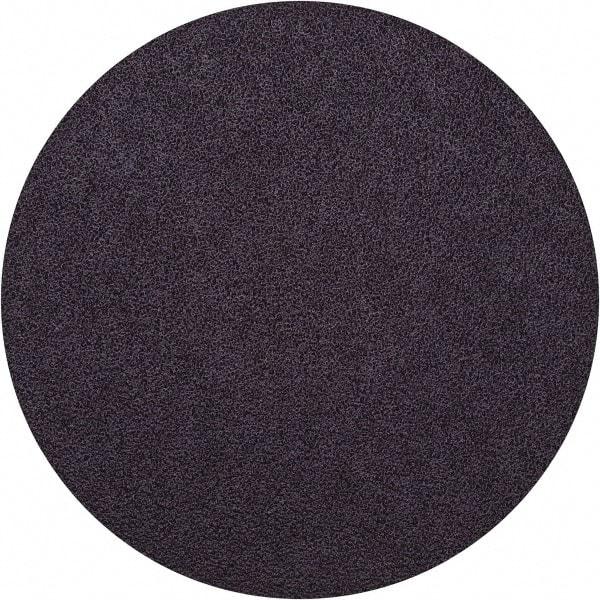 Norton - 6" Diam, 50 Grit Aluminum Oxide Adhesive PSA Disc - Coarse Grade, Brown, Cloth Backing, Flexible - Benchmark Tooling