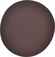 Norton - 9" Diam, 180 Grit Aluminum Oxide Adhesive PSA Disc - Fine Grade, Brown, Cloth Backing, Flexible - Benchmark Tooling