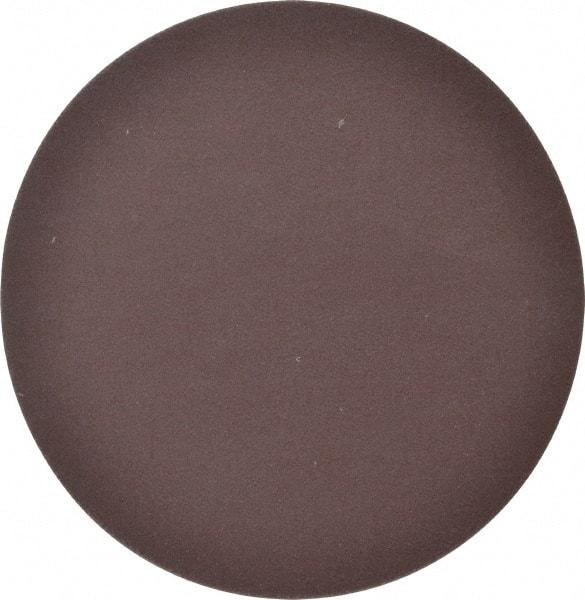Norton - 5" Diam, 220 Grit Aluminum Oxide Adhesive PSA Disc - Fine Grade, Brown, Cloth Backing, Flexible - Benchmark Tooling