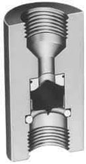 Plast-O-Matic - 3/8" Pipe, 120 Max psi, 1.5 GPM, Sandwich Flow Control Valve - EPDM Seal - Benchmark Tooling