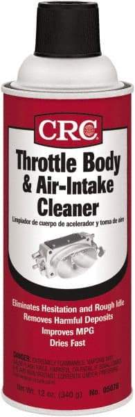 CRC - Engine Additives Type: Fuel Injection Air-Intake Cleaner Container Size: 16 oz. - Benchmark Tooling