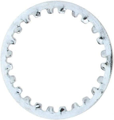 Value Collection - 7/16" Screw, 0.4755" ID, Steel Internal Tooth Lock Washer - 0.6005" OD, Zinc-Plated, Grade 1075 - Benchmark Tooling