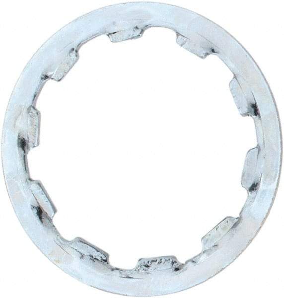 Value Collection - 5/8" Screw, 0.659" ID, Steel Internal Tooth Lock Washer - 0.883" OD, Zinc-Plated, Grade 1075 - Benchmark Tooling