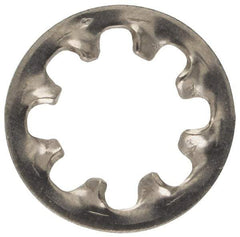 Made in USA - 5/16" Screw, 0.332" ID, Stainless Steel Internal Tooth Lock Washer - 0.607" OD, Uncoated, Grade 316 - Benchmark Tooling