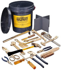 Ampco - 17 Piece Hazmat Response Tool Kit - Comes in Tool Bucket - Benchmark Tooling