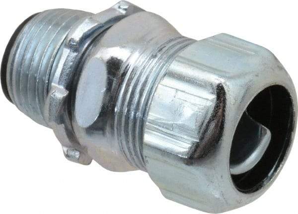 Thomas & Betts - 3/8" Trade, Steel Threaded Straight Liquidtight Conduit Connector - Insulated - Benchmark Tooling