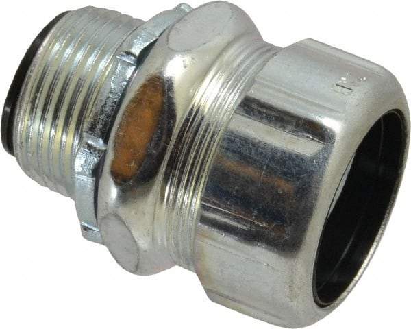 Thomas & Betts - 1" Trade, Steel Threaded Straight Liquidtight Conduit Connector - Insulated - Benchmark Tooling