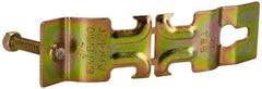 Thomas & Betts - 3/4" Pipe, 14 Gauge" Pipe or Conduit Clamp - Gold Galvanized, 600 Lb Capacity, All Conduit - Benchmark Tooling