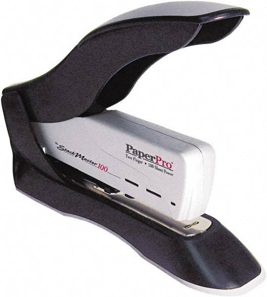 PaperPro - 100 Sheet Full Strip Desktop Stapler - Black/Silver - Benchmark Tooling