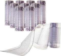 Aleco - Clear Replacement Vinyl Strip Standard Dock Curtain Strips - 8" Wide x 7' Long x 0.08" Thick, PVC - Benchmark Tooling