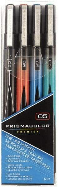 Prismacolor - Black, Blue, Green, Red Art Marker - Fine Tip, Alcohol Based Ink - Benchmark Tooling