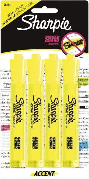 Sharpie - Fluorescent Yellow Highlighter - Chisel Tip, AP Nontoxic Ink - Benchmark Tooling