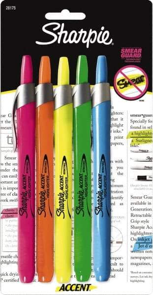 Sharpie - Assorted Colors, Highlighter - Chisel Tip, AP Nontoxic Ink - Benchmark Tooling