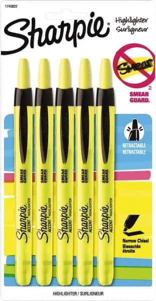 Sharpie - Fluorescent Yellow Highlighter - Chisel Tip, AP Nontoxic Ink - Benchmark Tooling