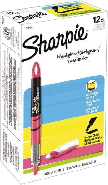 Sharpie - Fluorescent Pink Highlighter - Chisel Tip, AP Nontoxic Ink - Benchmark Tooling