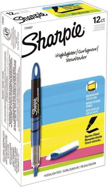 Sharpie - Blue Highlighter - Chisel Tip, AP Nontoxic Ink - Benchmark Tooling