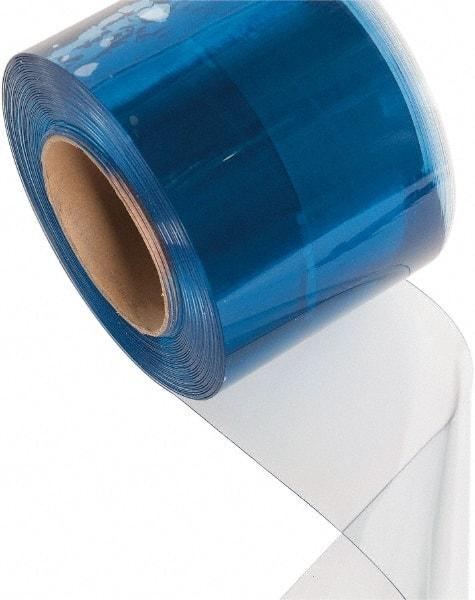 Aleco - Clear Replacement Vinyl Strip Low Temperature Dock Curtain Strips - 12" Wide x 75' Long x 1/8" Thick, PVC - Benchmark Tooling