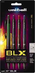 Uni-Ball - 0.7mm Retractable Pen - Blue & Black, Green & Black, Purple & Black, Red & Black - Benchmark Tooling