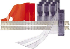 Aleco - 8' Door Width x 10' Door Height PVC Clear Smooth Anti-Insect Strip Door Kit - Clear - Benchmark Tooling