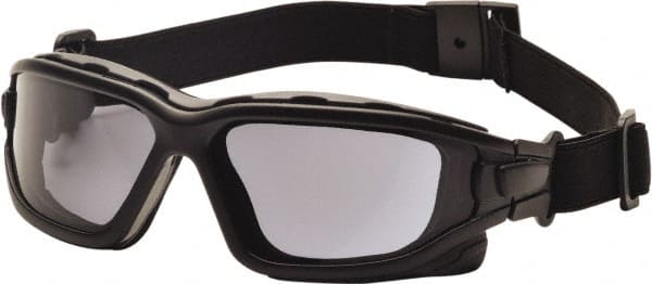 PYRAMEX - Size S Gray Polycarbonate Anti-Fog & Scratch Resistant Hybrid Safety Glasses/Goggles - Benchmark Tooling