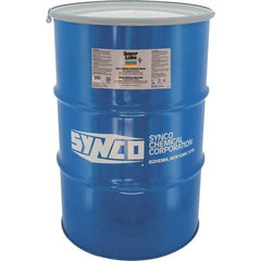 Synco Chemical - 400 Lb Drum Synthetic Lubricant w/PTFE General Purpose Grease - Translucent White, Food Grade, 450°F Max Temp, NLGIG 000, - Benchmark Tooling