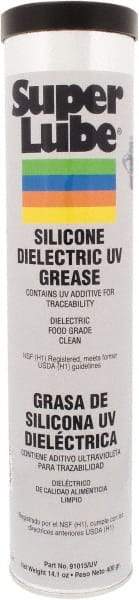 Synco Chemical - 14.1 oz Cartridge Silicone Heat-Transfer Grease - Translucent White, Food Grade, 450°F Max Temp, NLGIG 2, - Benchmark Tooling