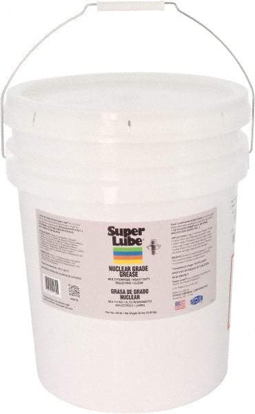 Synco Chemical - 30 Lb Pail Synthetic Lubricant General Purpose Grease - Translucent White, Environmentally Friendly, 450°F Max Temp, NLGIG 2, - Benchmark Tooling