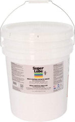 Synco Chemical - 30 Lb Pail Synthetic Lubricant w/PTFE General Purpose Grease - Translucent White, Food Grade, 450°F Max Temp, NLGIG 000, - Benchmark Tooling