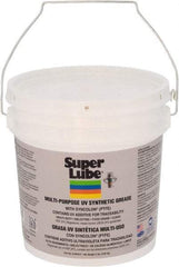 Synco Chemical - 5 Lb Pail Synthetic Lubricant w/PTFE General Purpose Grease - Translucent White, Food Grade, 450°F Max Temp, NLGIG 2, - Benchmark Tooling