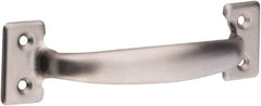 National Mfg. - 8-1/2" Long x 6.5" Wide, Stainless Steel Door Pull - Stainless Steel Coated - Benchmark Tooling