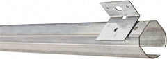 National Mfg. - 8 Ft Long, 600 Lb Capacity, Straight Boxrail - Galvanized - Benchmark Tooling