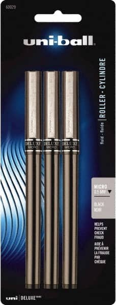 Uni-Ball - Roller Ball 0.5mm Stick Pen - Black - Benchmark Tooling