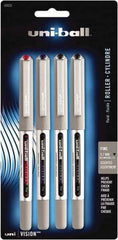 Uni-Ball - Roller Ball 0.7mm Stick Pen - Black, Red & Blue - Benchmark Tooling