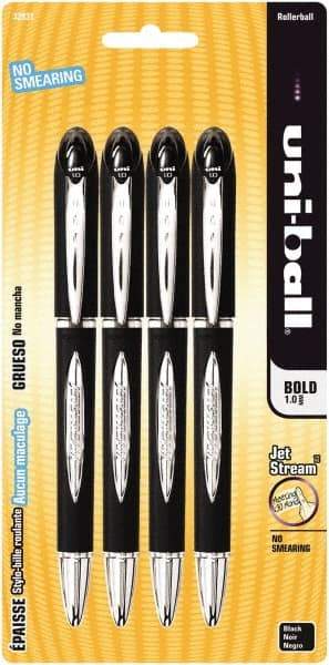 Uni-Ball - Roller Ball 1mm Stick Pen - Black - Benchmark Tooling