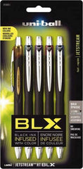 Uni-Ball - Roller Ball 1mm Retractable Pen - Blue & Black, Green & Black, Purple & Black, Brown & Black - Benchmark Tooling