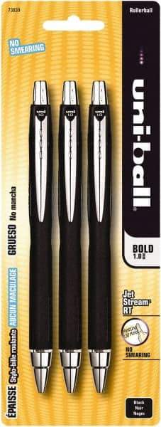 Uni-Ball - Roller Ball 1mm Retractable Pen - Black - Benchmark Tooling