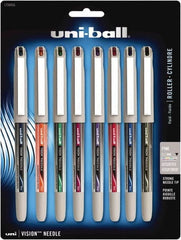 Uni-Ball - Roller Ball 0.7mm Stick Pen - Black, Blue, Green, Midnight Black, Orange, Pink, Purple & Red - Benchmark Tooling