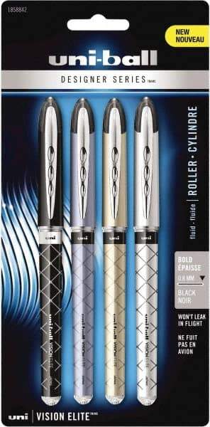 Uni-Ball - Roller Ball 0.8mm Stick Pen - Black - Benchmark Tooling