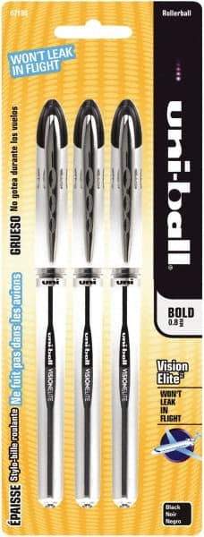 Uni-Ball - Roller Ball 0.8mm Stick Pen - Black - Benchmark Tooling